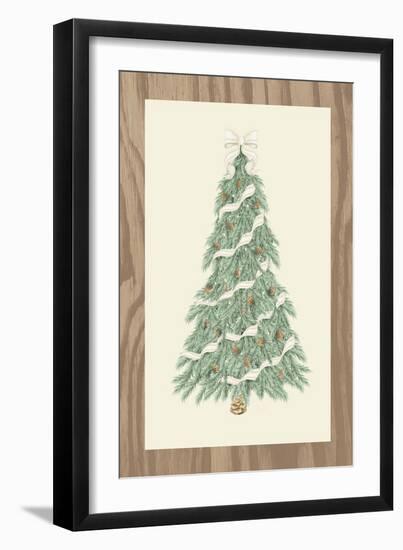 Hometown Christmas on Wood I-Andi Metz-Framed Art Print