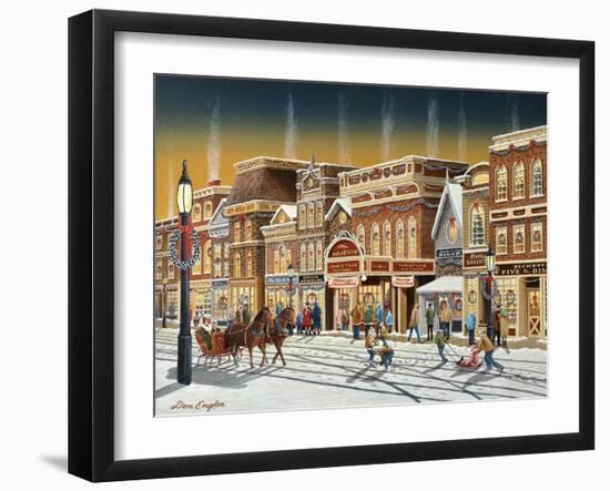 Hometown Christmas-Don Engler-Framed Giclee Print