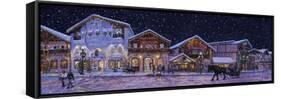 Hometown Holiday 2-Jeff Tift-Framed Stretched Canvas