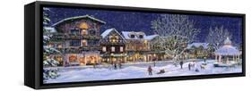 Hometown Holiday-Jeff Tift-Framed Stretched Canvas