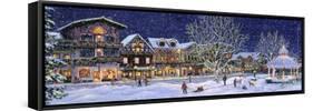 Hometown Holiday-Jeff Tift-Framed Stretched Canvas