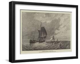 Homeward Bound, in the Exhibition of the Institute of Painters in Water Colours-Walter William May-Framed Giclee Print