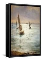 Homeward Bound-William Lionel Wyllie-Framed Stretched Canvas