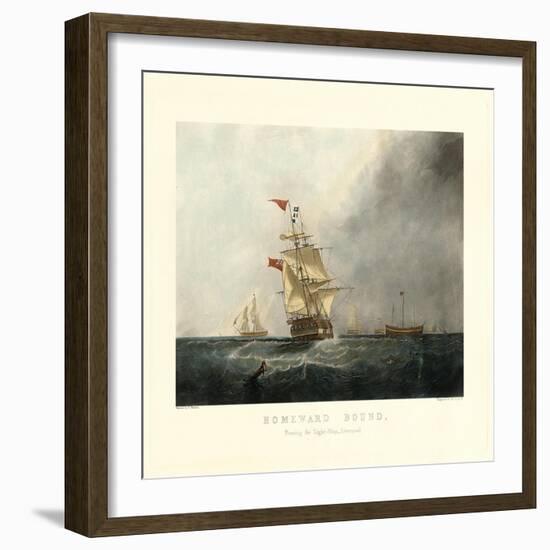 Homeward Bound-Samuel Walters-Framed Art Print