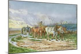 Homeward Bound-Charles James Adams-Mounted Giclee Print