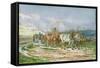 Homeward Bound-Charles James Adams-Framed Stretched Canvas