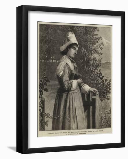 Homeward Serenely She Walked, with God's Benediction Upon Her-Arthur C. H. Luxmoore-Framed Giclee Print