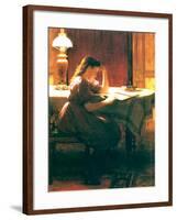 Homework, 1895-Seymour Joseph Guy-Framed Giclee Print