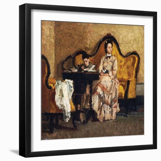 Homework-Silvestro Lega-Framed Giclee Print