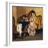 Homework-Silvestro Lega-Framed Giclee Print