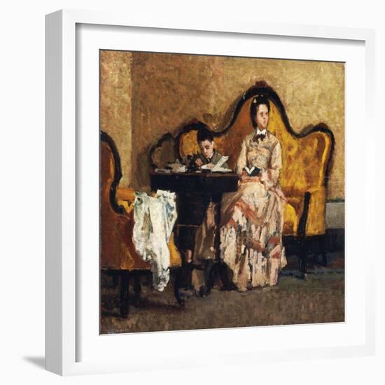 Homework-Silvestro Lega-Framed Giclee Print