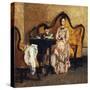 Homework-Silvestro Lega-Stretched Canvas