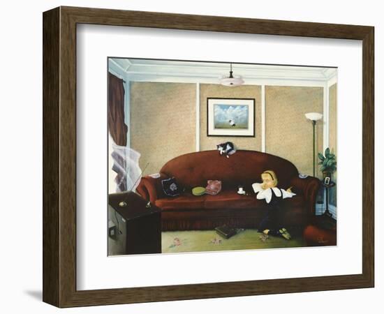 Homework-Stephane Poulin-Framed Giclee Print