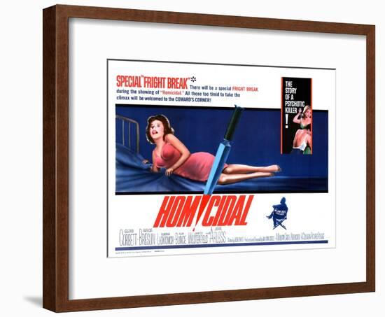 Homicidal, 1961-null-Framed Art Print