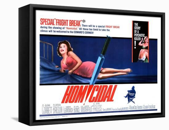 Homicidal, 1961-null-Framed Stretched Canvas