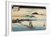 Homing Geese at Katada, C. 1834-Utagawa Hiroshige-Framed Giclee Print