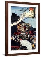 Homing Geese at the Northern Capital-Kuniyoshi Utagawa-Framed Giclee Print