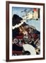 Homing Geese at the Northern Capital-Kuniyoshi Utagawa-Framed Giclee Print