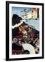 Homing Geese at the Northern Capital-Kuniyoshi Utagawa-Framed Giclee Print