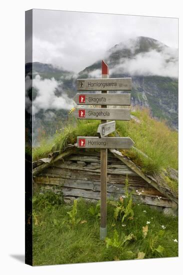 Homlongsaetra Mountain Farm, Geirangerfjorden Near Geiranger, UNESCO Site, More Og Romsdal, Norway-Gary Cook-Stretched Canvas