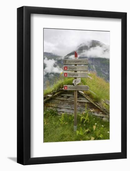 Homlongsaetra Mountain Farm, Geirangerfjorden Near Geiranger, UNESCO Site, More Og Romsdal, Norway-Gary Cook-Framed Photographic Print