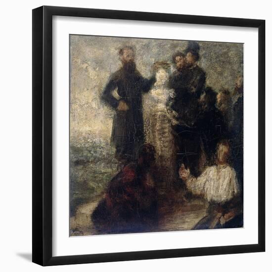 Hommage À Berlioz, C. 1900-Henri Fantin-Latour-Framed Giclee Print