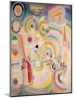 Hommage à Blériot-Robert Delaunay-Mounted Giclee Print