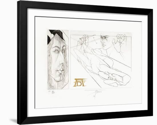 Hommage à Dürer-Pierre Yves Tremois-Framed Premium Edition