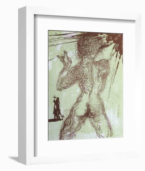 Hommage À Meissonnier I : Nu Gris-Salvador Dalí-Framed Collectable Print