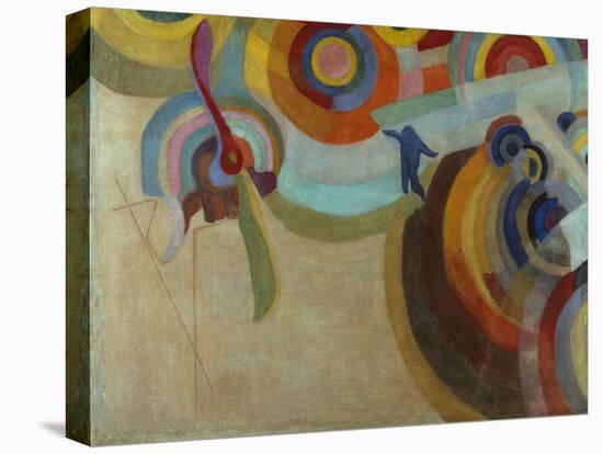 Hommage to Bleriot Number two-Robert Delaunay-Stretched Canvas