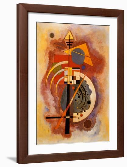 Hommage to Grohmann-Wassily Kandinsky-Framed Art Print