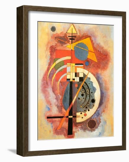 Hommage to Grohmann-Wassily Kandinsky-Framed Art Print