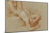 Homme nu, précipité-Charles Le Brun-Mounted Giclee Print
