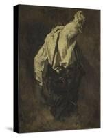 Homme vu de dos : personnage du serrurier-Thomas Couture-Stretched Canvas