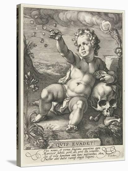 Homo Bulla, 1594-Hendrik Goltzius-Stretched Canvas