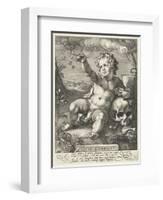 Homo Bulla, 1594-Hendrik Goltzius-Framed Giclee Print