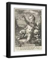 Homo Bulla, 1594-Hendrik Goltzius-Framed Giclee Print