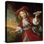 Homo Bulla: a Boy Blowing Bubbles, C.1665-Bartolomeus Van Der Helst-Stretched Canvas