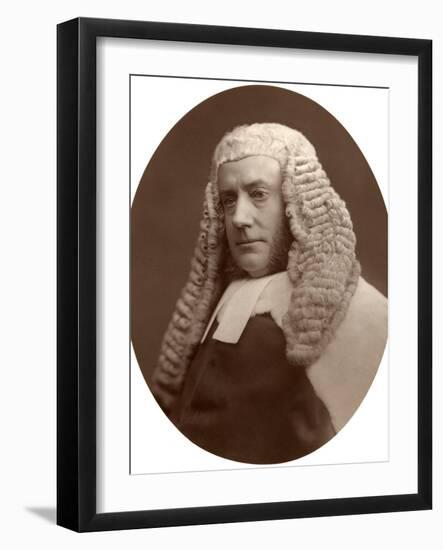 Hon John Walker Huddleston, Baron of the Exchequer, 1876-Lock & Whitfield-Framed Photographic Print