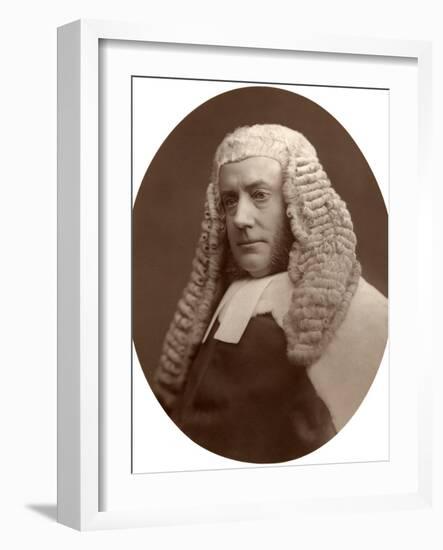 Hon John Walker Huddleston, Baron of the Exchequer, 1876-Lock & Whitfield-Framed Photographic Print