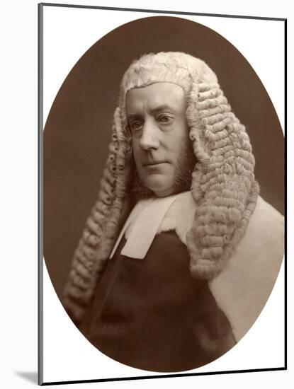 Hon John Walker Huddleston, Baron of the Exchequer, 1876-Lock & Whitfield-Mounted Photographic Print