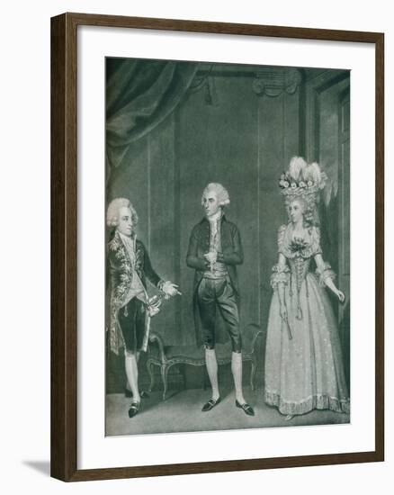 Hon Rd Edgcumbe, Lord William Russell, Lady Caroline Spencer, 1788-James Roberts-Framed Giclee Print