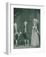 Hon Rd Edgcumbe, Lord William Russell, Lady Caroline Spencer, 1788-James Roberts-Framed Giclee Print