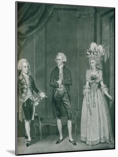 Hon Rd Edgcumbe, Lord William Russell, Lady Caroline Spencer, 1788-James Roberts-Mounted Giclee Print