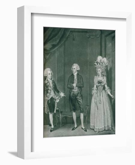 Hon Rd Edgcumbe, Lord William Russell, Lady Caroline Spencer, 1788-James Roberts-Framed Giclee Print