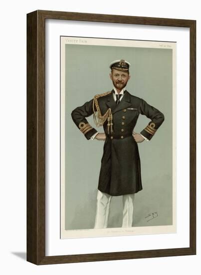 Hon. Sir Seymour J. Fortescue, Vanity Fair-Leslie Ward-Framed Art Print