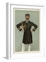Hon. Sir Seymour J. Fortescue, Vanity Fair-Leslie Ward-Framed Art Print