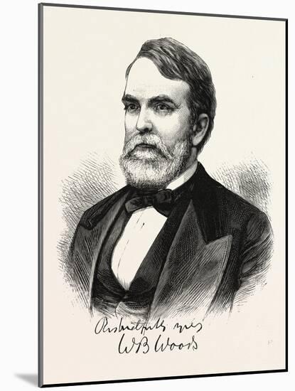 Hon. William B. Woods Newly-Appointed Associate Justice of the United States Supreme Court-null-Mounted Giclee Print