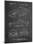 Honda S2000 Patent-Cole Borders-Mounted Art Print