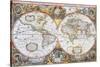 Hondius' World Map, 1630-Science Source-Stretched Canvas